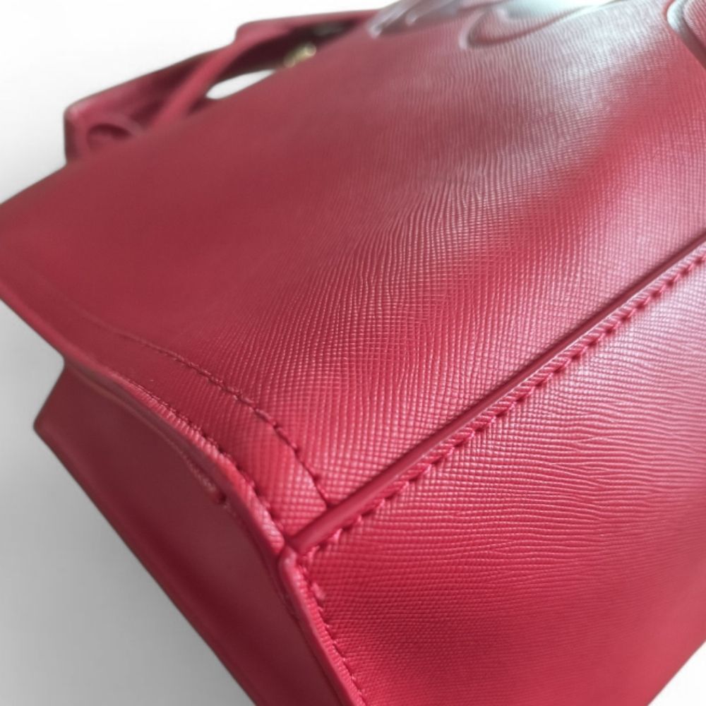 Loungefly Disney Snow White Red Debossed Satchel - Picture 13 of 16